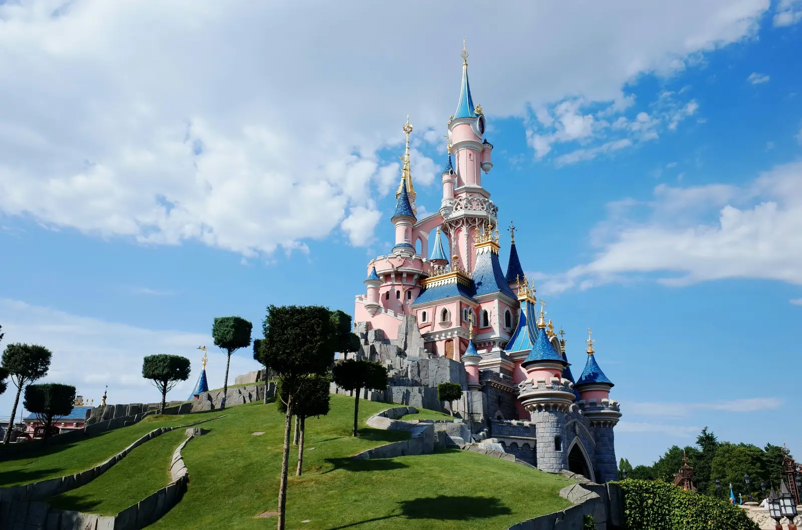 Disneyland Paris castle with military families planning a park visit